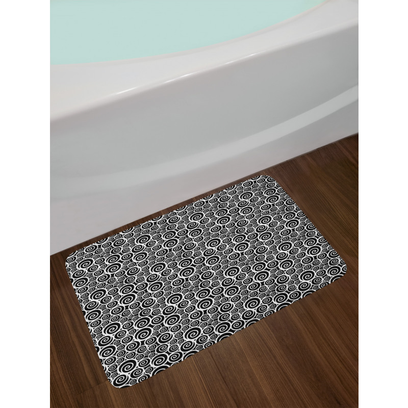 Spiral Pattern Bath Mat