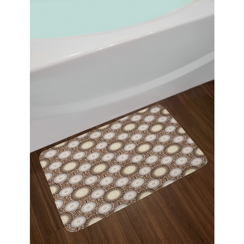 Dahlia with Large Petals Bath Mat