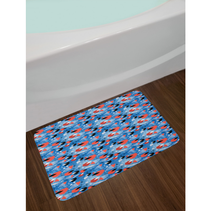 Exotic Aquatic Animals Bath Mat