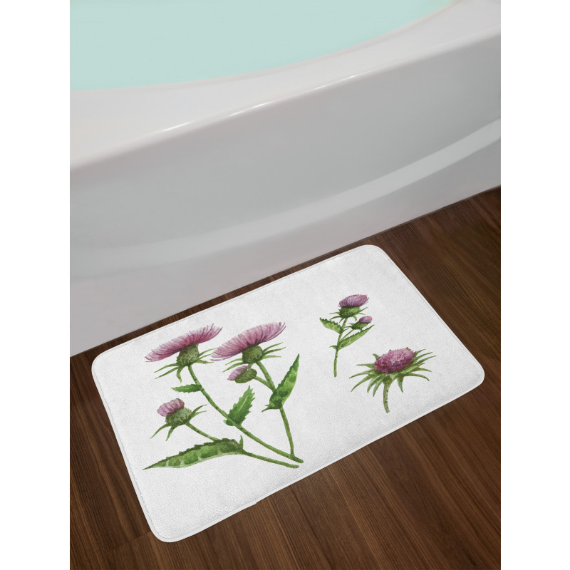 Healing Herbs Concept Bath Mat