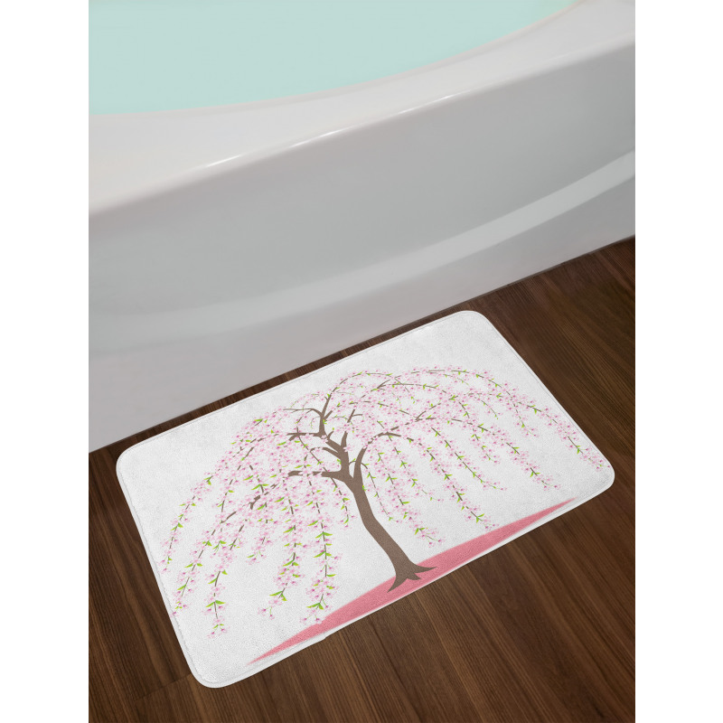 Flowers Oriental Bath Mat