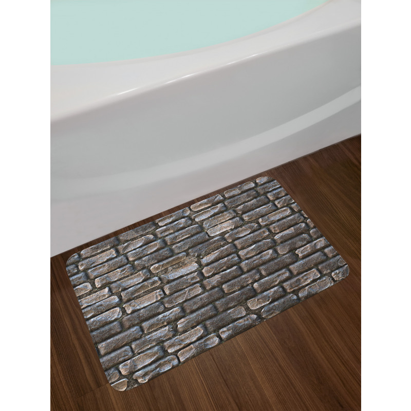 Fuliginous Tiles Bath Mat
