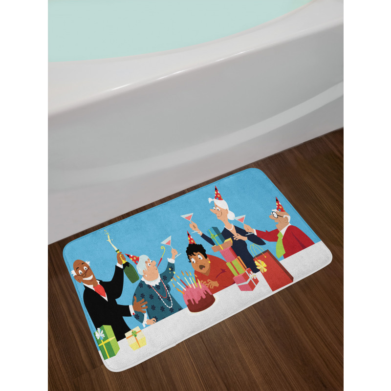 Cake Gifts Champagne Bath Mat