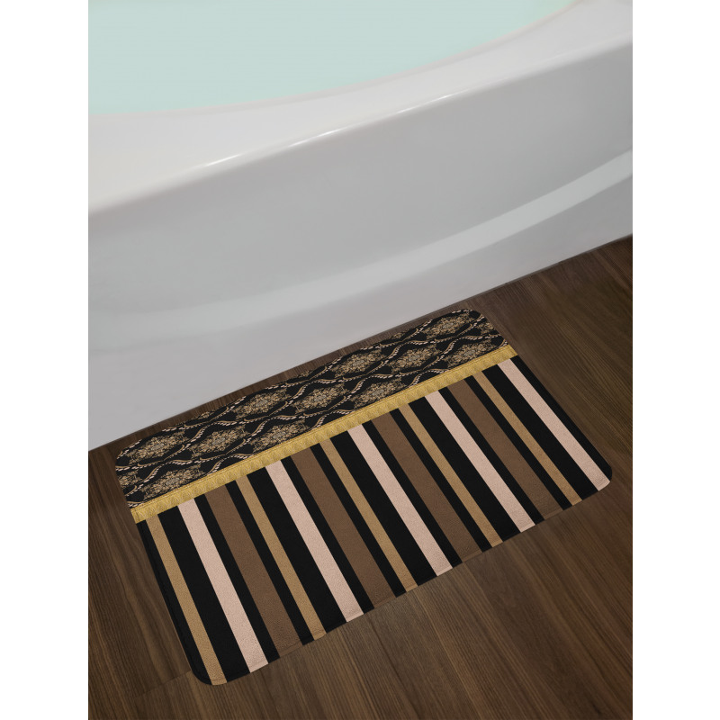 Nostalgic Lines Bath Mat