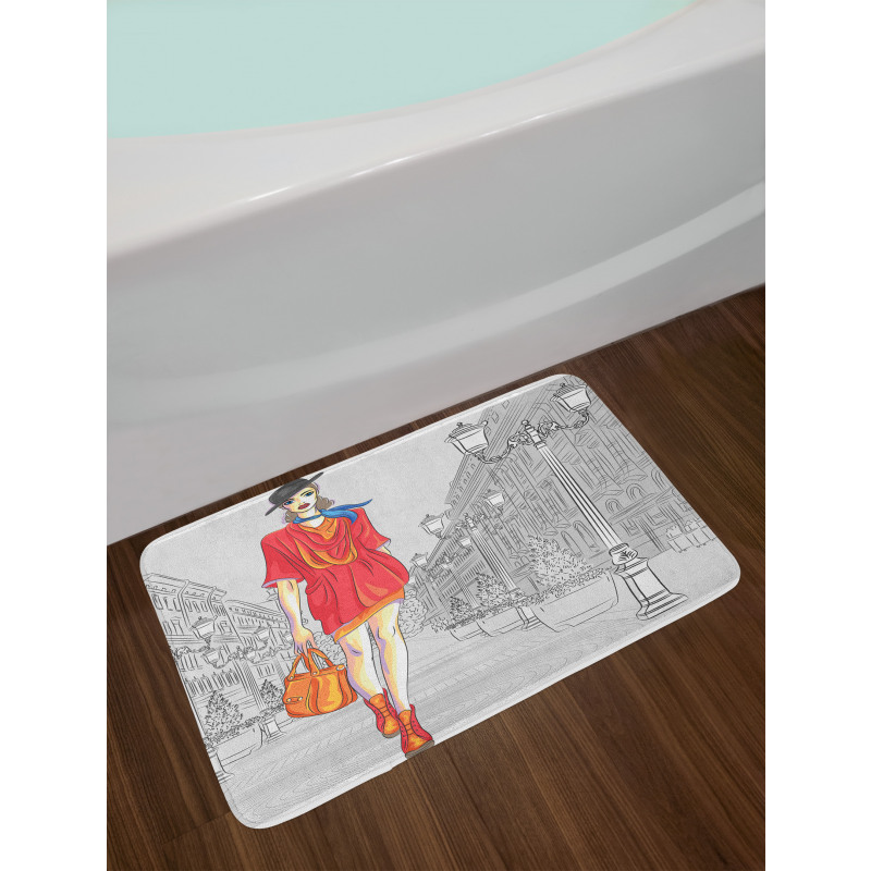 Modern Urban Street Fashion Bath Mat