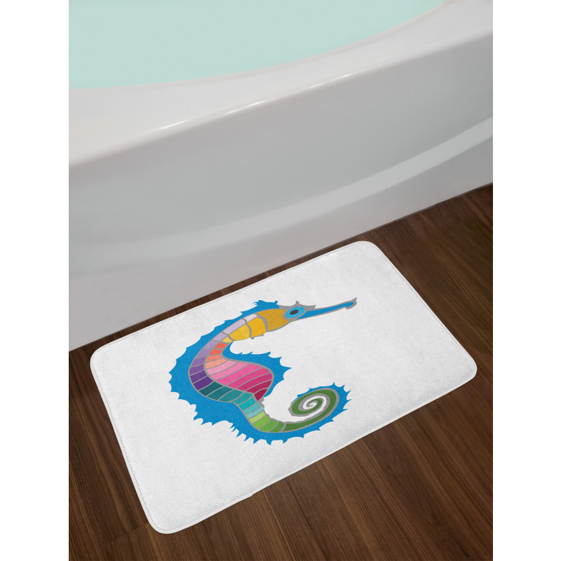 Colorful Graphic Form Bath Mat