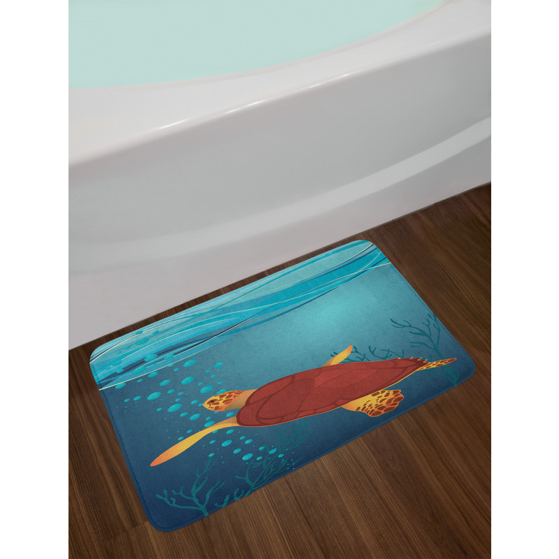 Underwater Composition Bath Mat