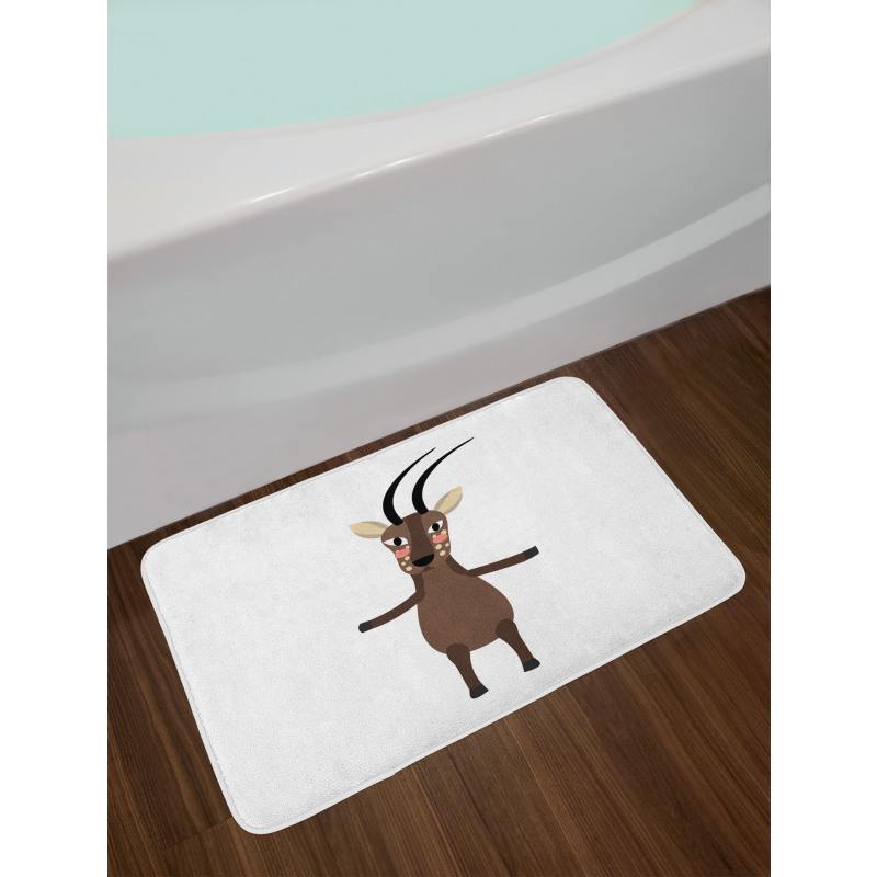 Split Hoove Saola Standing Bath Mat