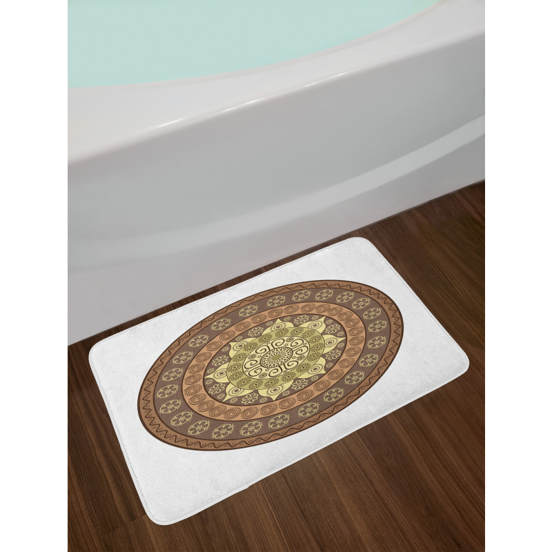 Simplistic Ornament Bath Mat