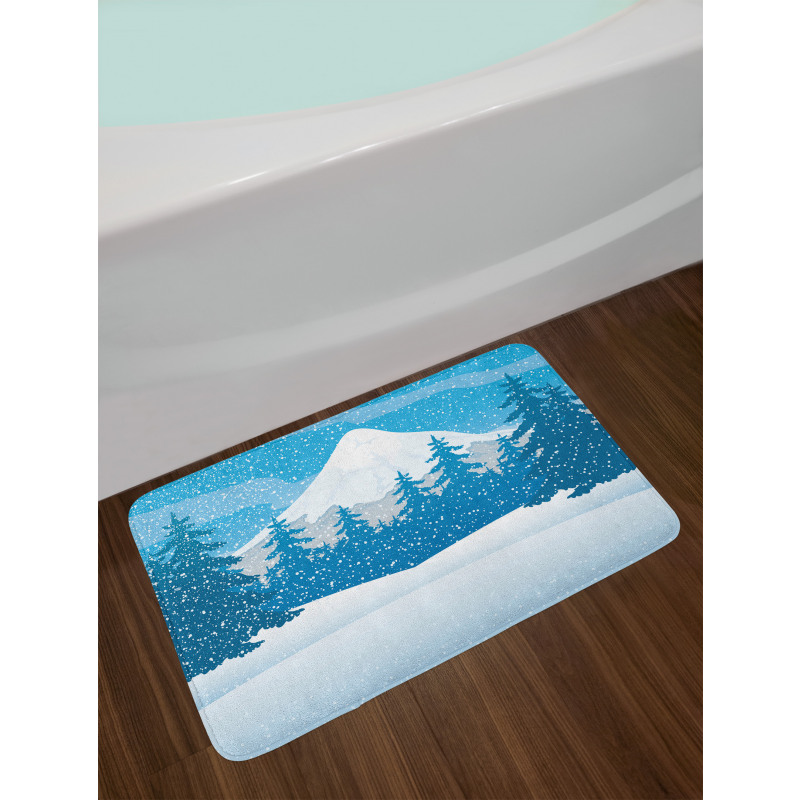 Mountain Forest Bath Mat