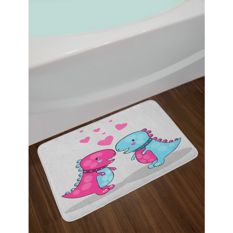 Lover Couple Hearts Bath Mat