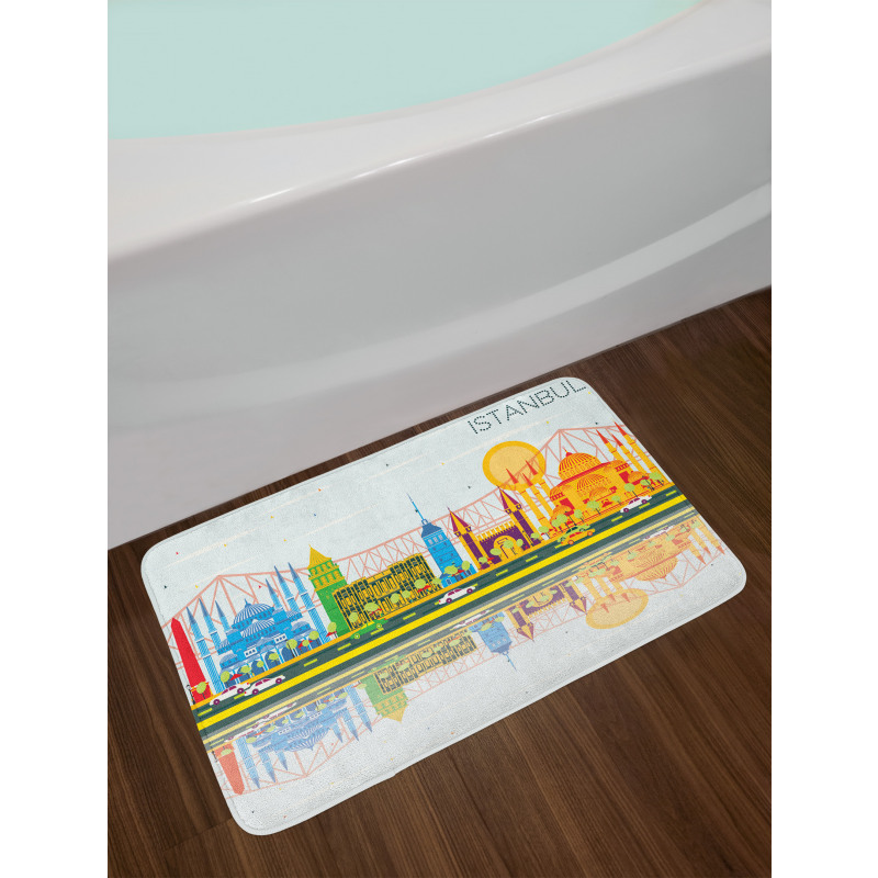 Cultural Landmarks Bath Mat