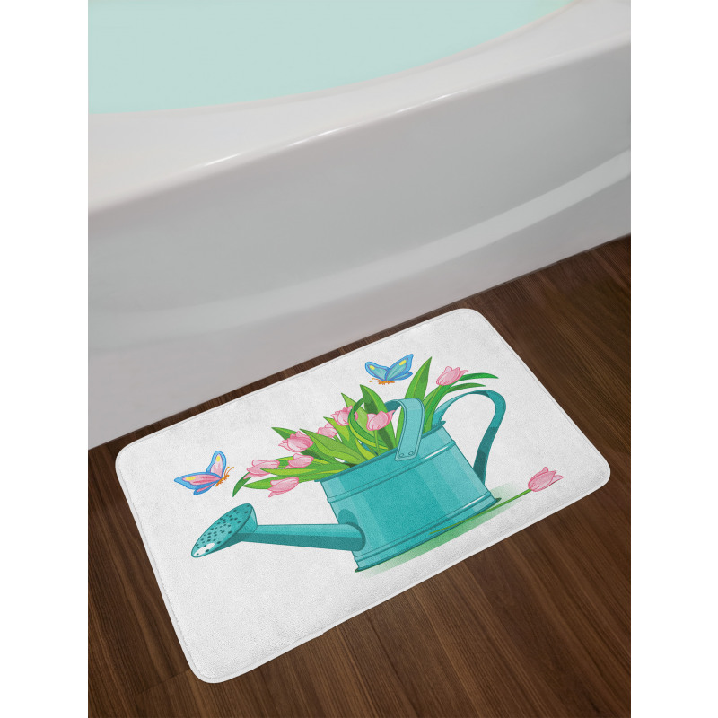 Bouquet of Tulips Garden Bath Mat