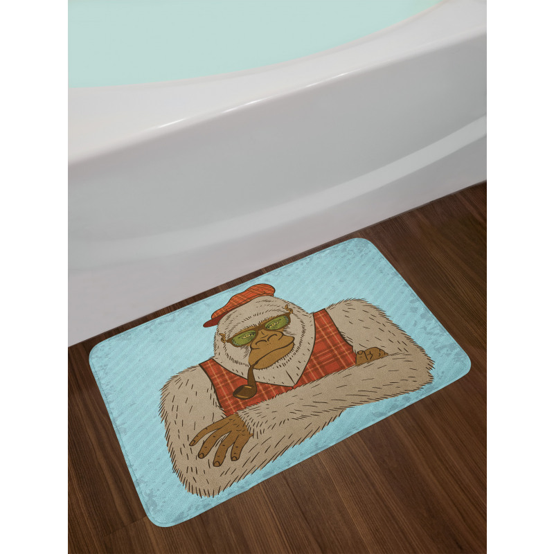 Melancholic Yeti Pipe Bath Mat