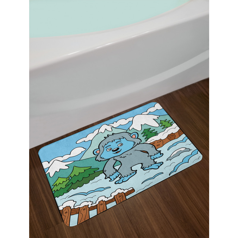 Letter Y Alphabet Color Bath Mat