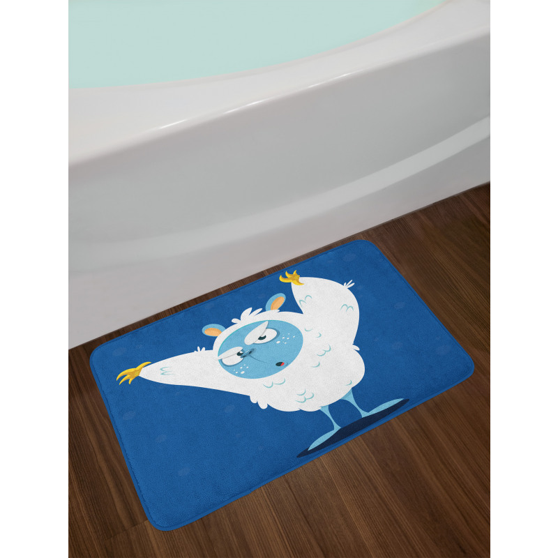 Wild Scary Yeti Costume Bath Mat