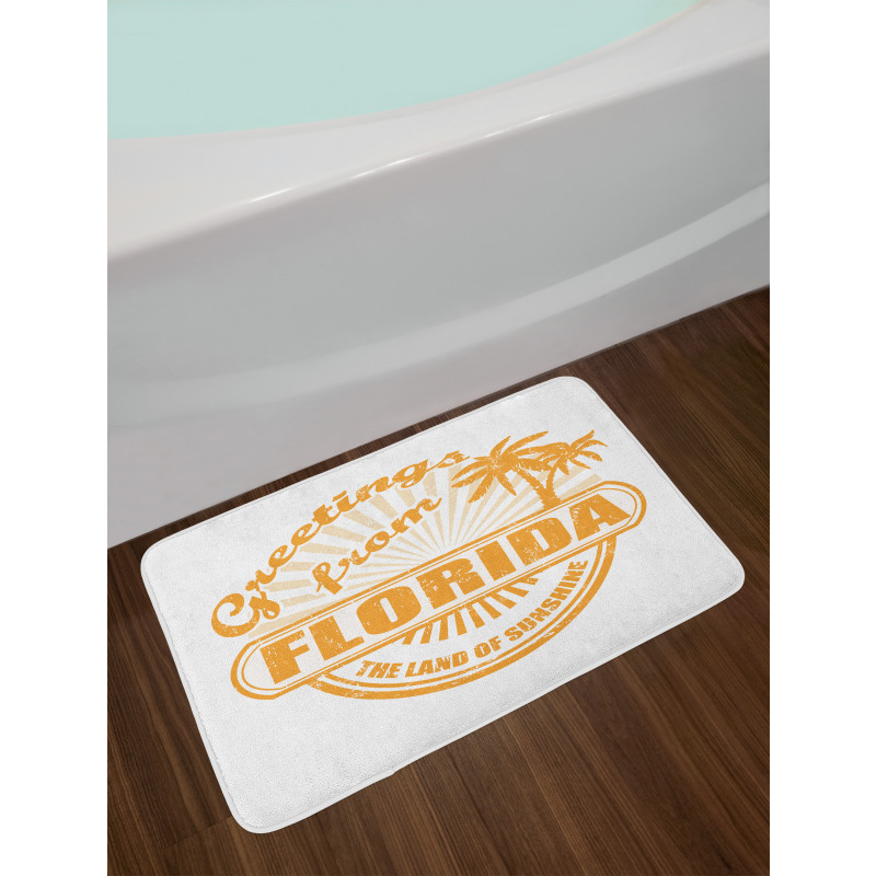 Weathered Look Land Bath Mat