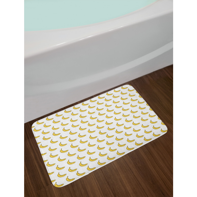 Doodle Exotic Bananas Bath Mat