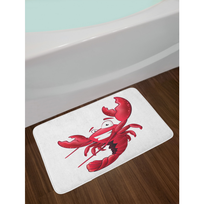 Happy Cartoon Pinchers Bath Mat