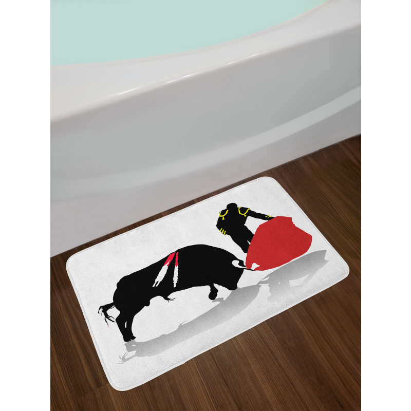 Bullfight Arena Matador Bath Mat