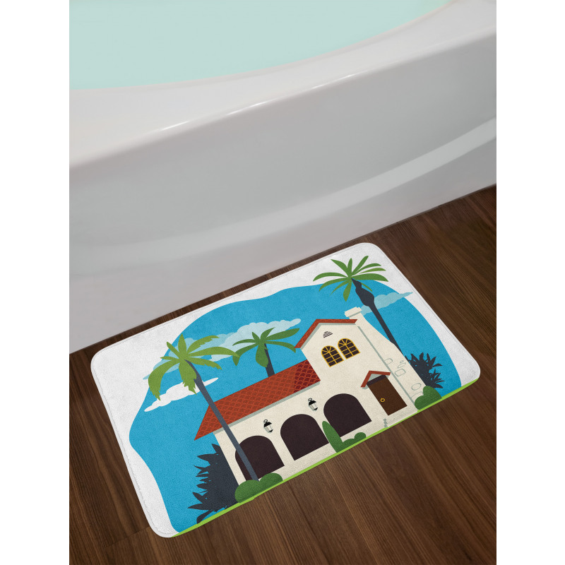 Cottage House Palms Bath Mat