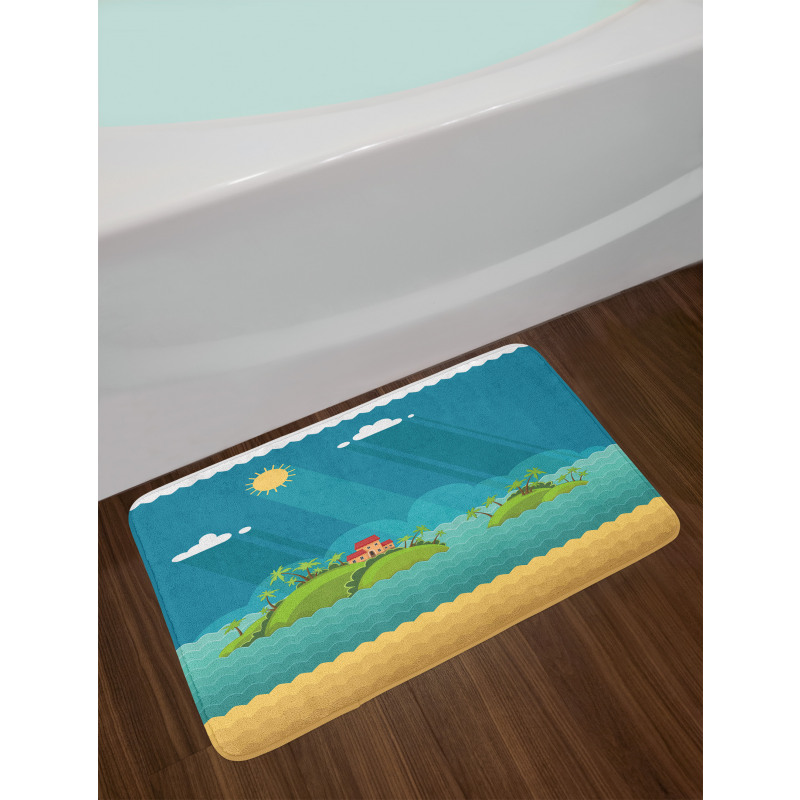 Tropical Islands Ocean Bath Mat