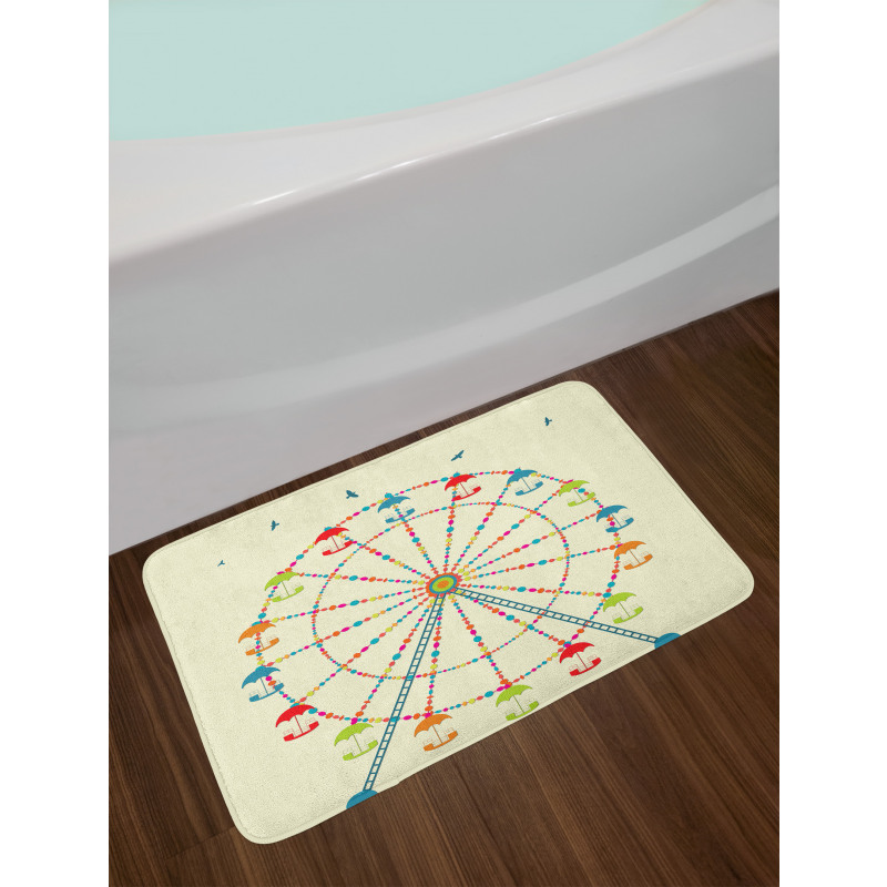 Colorful Structure Bath Mat