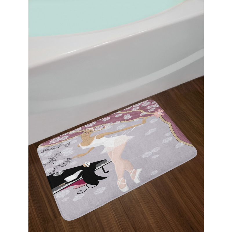 Old Ballroom and Pianist Bath Mat