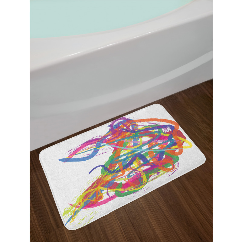 Abstract Art Dancer Bath Mat