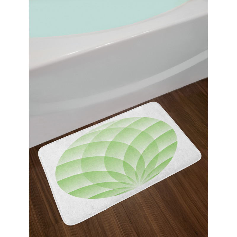 Lotus Flowers Asian Bath Mat