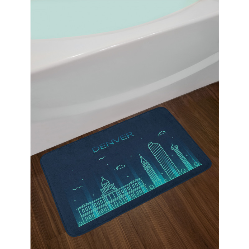 Denver Metropolis Landmark Bath Mat