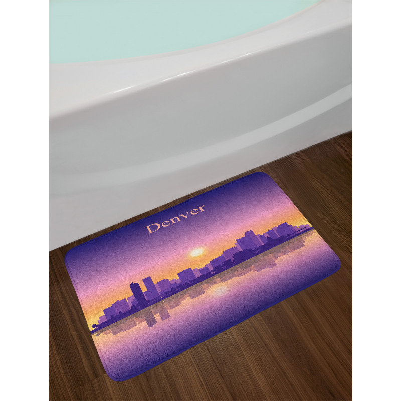 Dramatic Colorado Sunset Sky Bath Mat