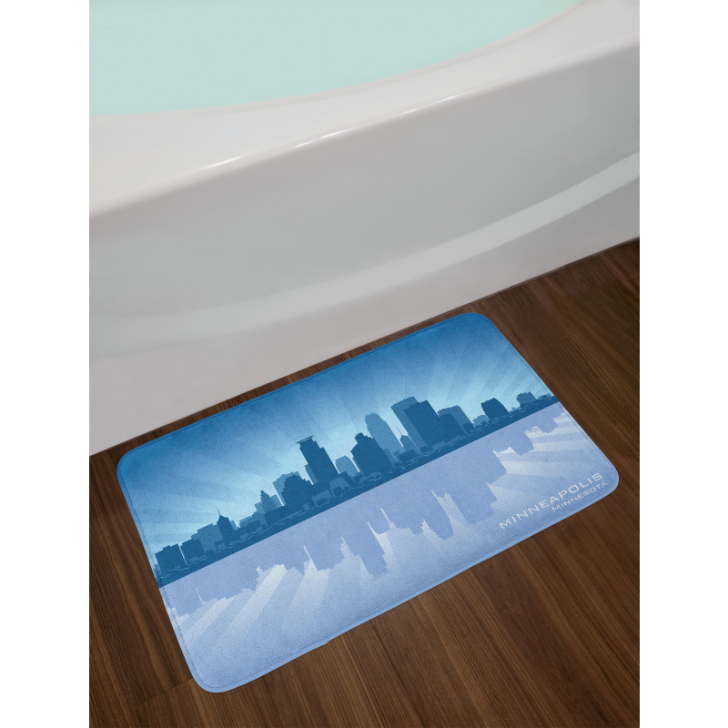 Minneapolis Silhouette Bath Mat