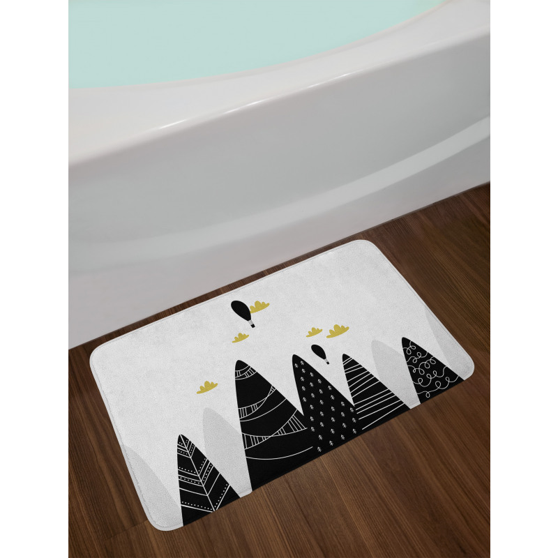 Clouds Mountain Region Bath Mat