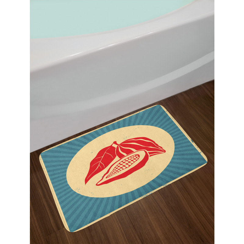 Retro Comic Style Pop Art Bath Mat