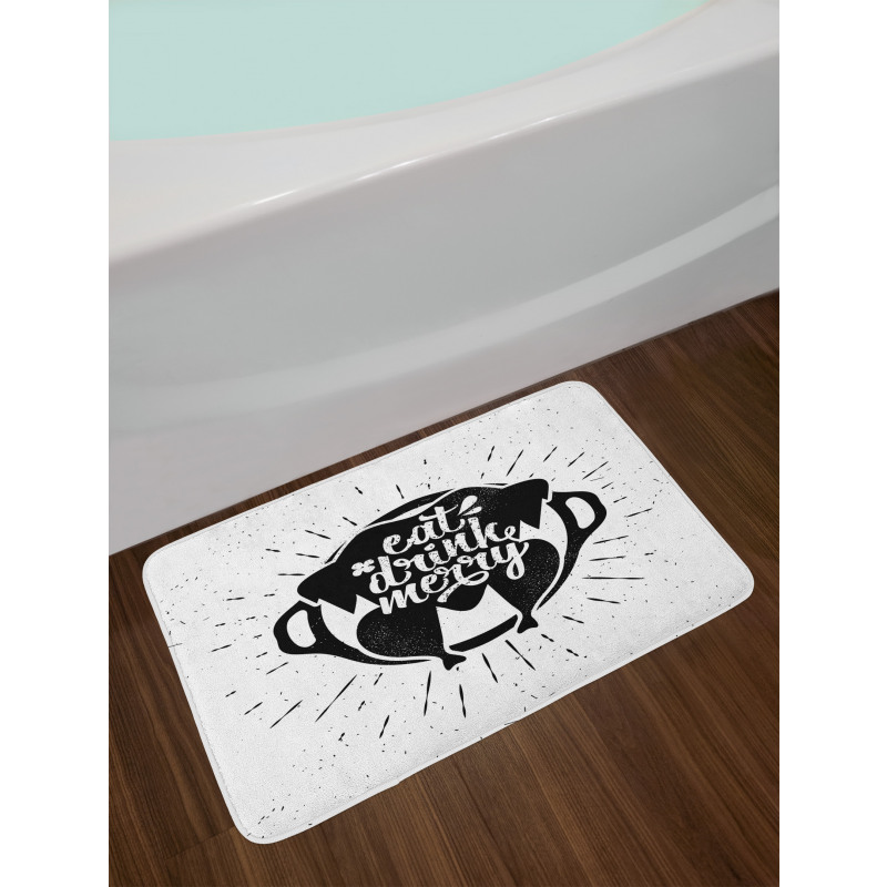 Noel Theme Bath Mat