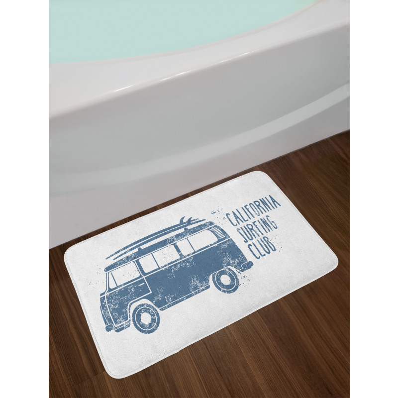 California Surfing Club Vintage Bath Mat