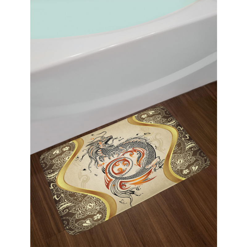 Serpent Mythological Bath Mat