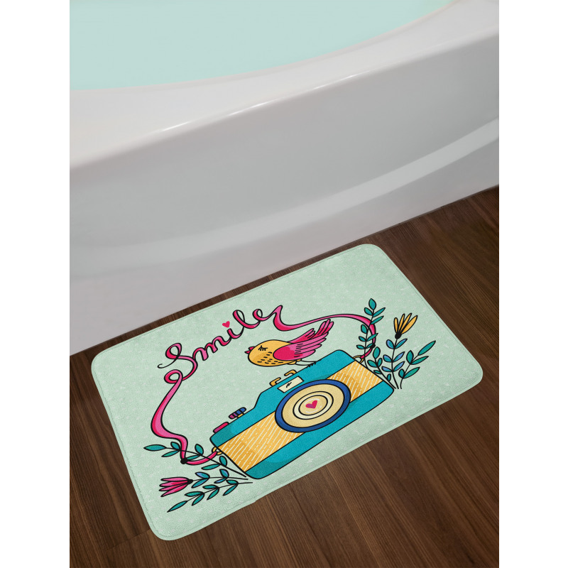 Love Bird Chirping Creative Bath Mat