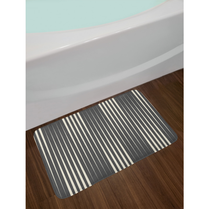 Minimalist Stripes Bath Mat