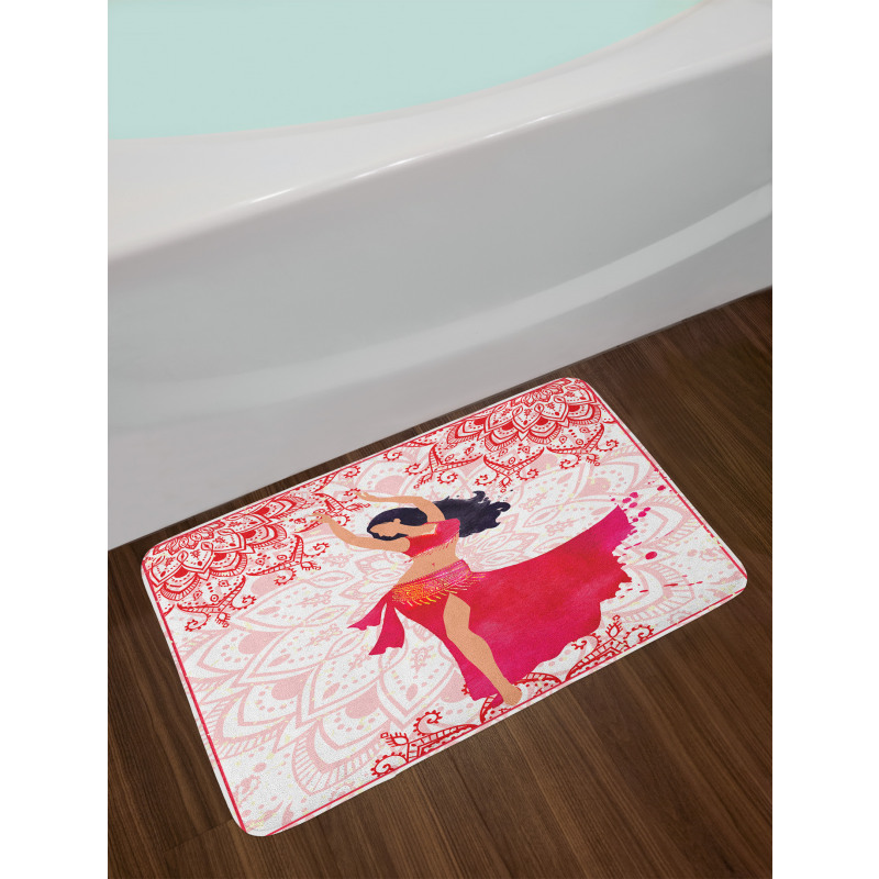 Belly Dancer Woman Bath Mat