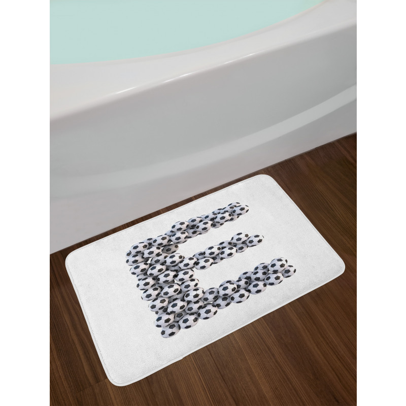 Balls Hexagon Motifs Bath Mat