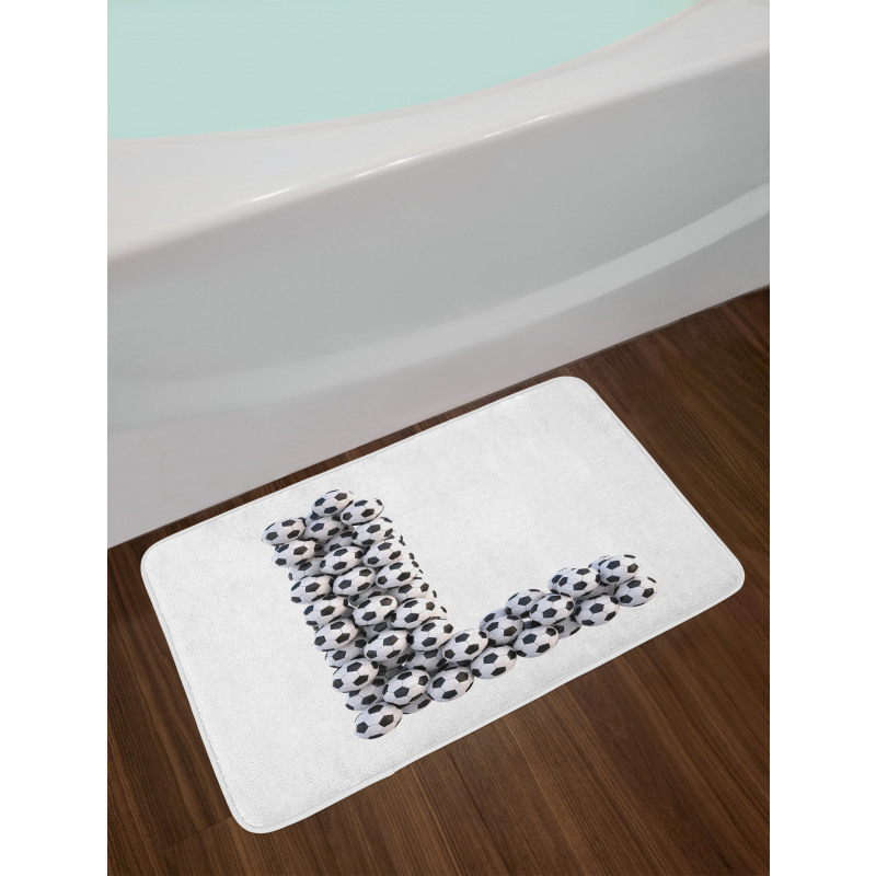 Football Theme Bath Mat