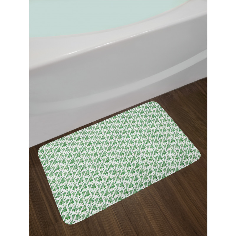 Simple Creative Ecology Theme Bath Mat