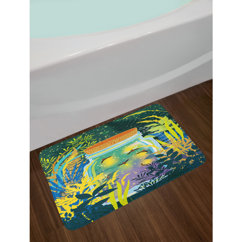 Surreal Forest Landscape Bath Mat