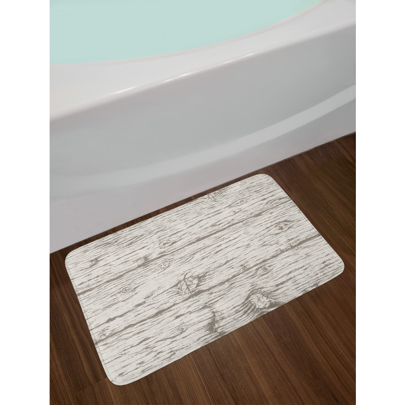 Simple Nature Wooden Design Bath Mat