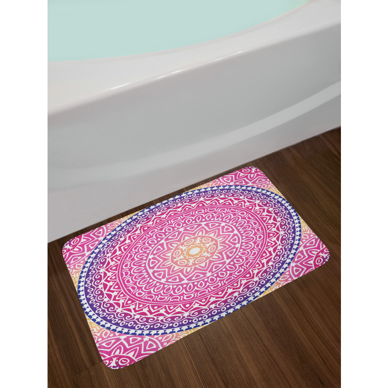 Vibrant Harmony Asian Bath Mat