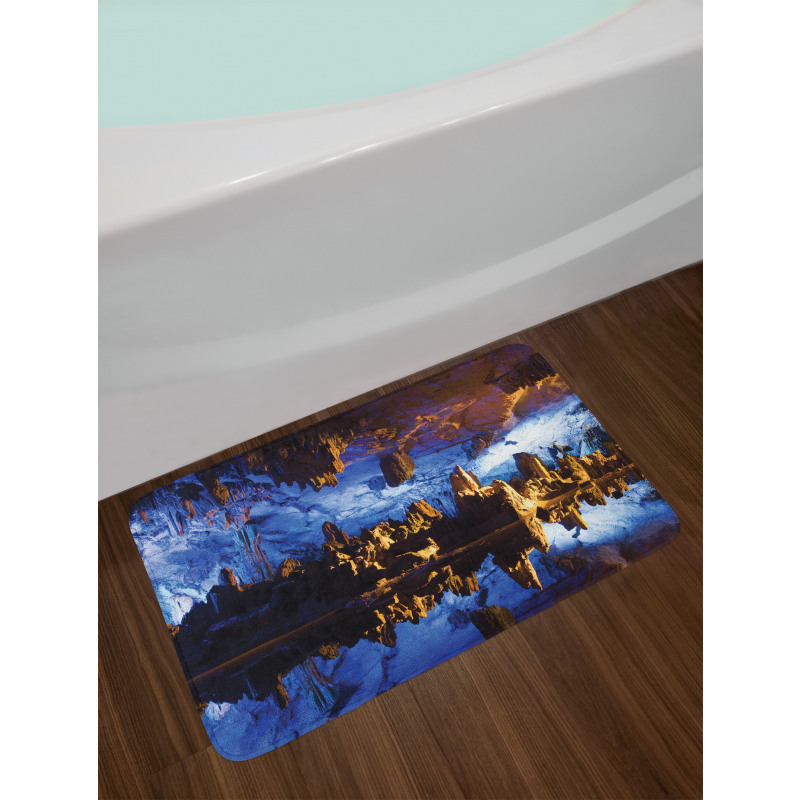 Cave Formation Reflection Bath Mat