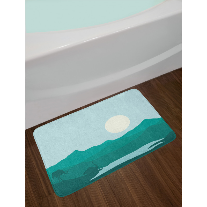 Animal in the Lake Bath Mat