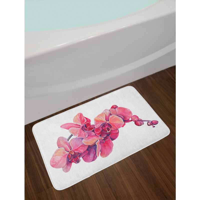 Pink Blossoms on a Branch Bath Mat
